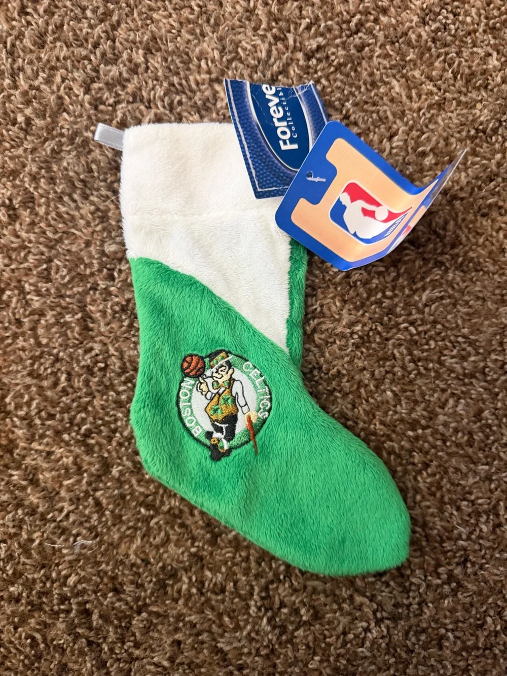 NBA Boston Celtics Plush Holiday Mini Stocking